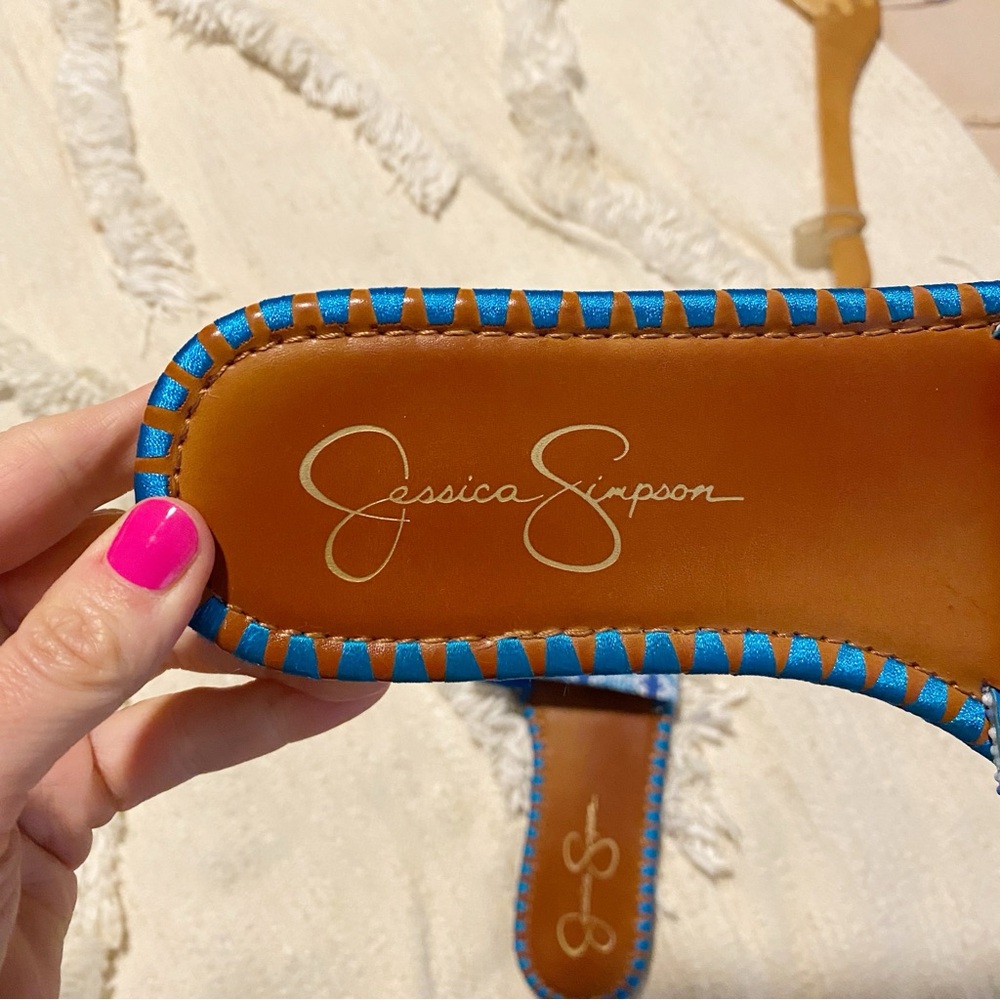 Jessica Simpson Bibiani Beaded Flat Sandal S - Picture 4 of 6